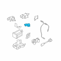 OEM 2010 Hyundai Santa Fe Sensor Assembly-Map Diagram - 39300-3C500