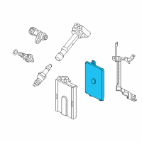 OEM Acura Control Module, Powertrain Diagram - 37820-5WS-A74