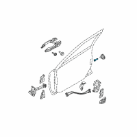 OEM Kia Sedona Bolt-Striker Diagram - 0K2C058362