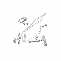 OEM 2004 Kia Sedona Bolt-Striker Diagram - 0K2C058362