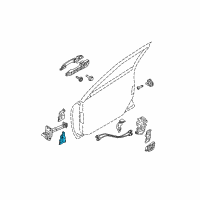 OEM Kia Spectra5 Hinge Assembly-Front Door Upper Diagram - 793202F000