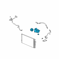 OEM Saturn Compressor Diagram - 19130592
