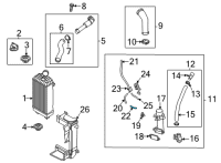 OEM 2022 Hyundai Santa Fe Hose Assembly-Vacuum Diagram - 28350-2S310