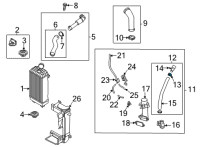 OEM 2022 Hyundai Santa Fe Clip-Hose Diagram - 25482-30006