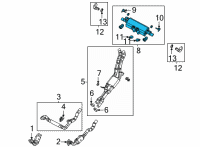 OEM Jeep Wrangler EXHAUST Diagram - 68483791AI