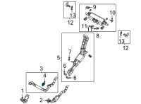 OEM Jeep Wrangler Bracket-Exhaust Diagram - 68484200AA