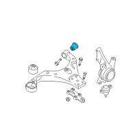 OEM 2009 Hyundai Tucson Bush-Lower Arm, Rear Diagram - 54551-2E000