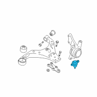 OEM Kia Ball Joint Assembly Diagram - 517602E000