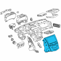 OEM 2018 Cadillac XTS CONTROL ASM-AM/FM STEREO RDO Diagram - 84639342