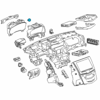 OEM 2013 Cadillac ATS Start Button Diagram - 22976443