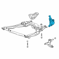 OEM 2015 Chevrolet Spark EV Knuckle Diagram - 95048310