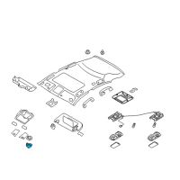 OEM 2012 Nissan Maxima Switch Sunroof Diagram - 25450-1CA5A