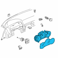 OEM 2006 Lexus SC430 Meter Assy, Combination Diagram - 83800-24230