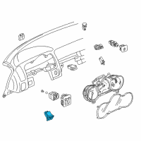 OEM 2003 Lexus SC430 Switch Assembly, Luggage Diagram - 84840-51010-A1