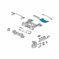 OEM Honda Pan, Baggage Diagram - 65517-S2A-A01ZZ