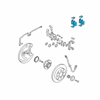 OEM 2005 Kia Spectra Pad Kit-Rear Disc Diagram - 583022FA01