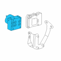 OEM Lincoln Aviator ABS Control Unit Diagram - 2C5Z-2C215-AA