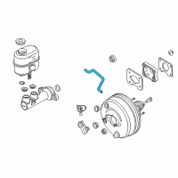 OEM 2006 Dodge Durango Hose-Brake Booster Vacuum Diagram - 52022050AB