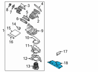 OEM Kia Sorento Control Assembly Diagram - 97255P4050