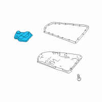 OEM 2016 Jeep Compass Filter-Transmission Oil Diagram - 68192984AA