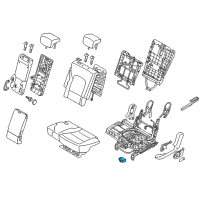 OEM 2018 Hyundai Santa Fe Sport Heater ECU-Rear Diagram - 89196-4Z000