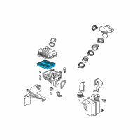 OEM 2007 Kia Spectra Air Cleaner Filter Diagram - 281132F000