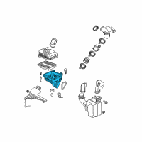 OEM 2007 Kia Spectra Body-Air Cleaner Diagram - 281122F100