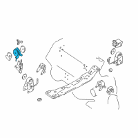 OEM 2002 Nissan Maxima Mount Insulator Diagram - 11210-2Y01A