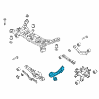 OEM 2015 Hyundai Sonata Arm Assembly-Rear Trailing Arm, LH Diagram - 55270-C2100