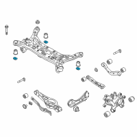 OEM Hyundai Stopper-Lower Diagram - 55485-C2100