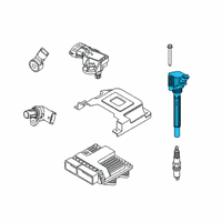 OEM 2020 Jeep Renegade Ignition Coil Diagram - 68440243AA