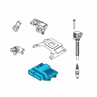 OEM 2020 Jeep Renegade Engine Controller Module Diagram - 68350434AC