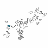 OEM 2021 Hyundai Palisade Rear Heater Control Assembly Diagram - 97950-S8020-RET