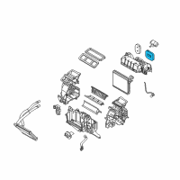 OEM Toyota Yaris iA AC & Heater Assembly Seal Diagram - 90118-WB102