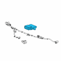 OEM 2018 Cadillac ATS Control Module Diagram - 23262122