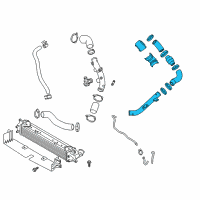 OEM Hyundai Pipe & Hose Assembly-Turbo Changer WATERFEED Diagram - 28250-2B720