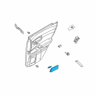 OEM Infiniti G35 Step Lamp Assy-Door Diagram - 26420-AL500