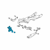 OEM 2005 Chevrolet Malibu Knuckle, Rear Suspension Diagram - 19303839