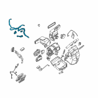 OEM 2004 Nissan Quest Hose-Heater, Inlet Diagram - 92400-5Z010