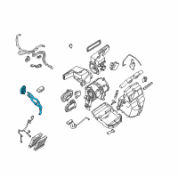 OEM 2007 Nissan Quest Evaporator Assy-Cooler Diagram - 27280-ZE60A