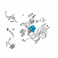 OEM Nissan Quest Fan & Motor BLR Diagram - 27226-ZM70A