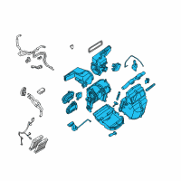 OEM Nissan Quest Heating Unit Assy-Front Diagram - 27110-ZF200
