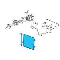 OEM 2008 Hummer H3 Condenser Diagram - 25964057