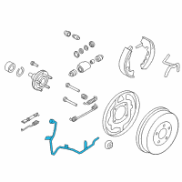 OEM 2006 Mercury Mariner Rear Speed Sensor Diagram - 8L8Z-2C190-A