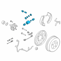 OEM 2010 Ford Escape Wheel Cylinder Diagram - 8L8Z-2261-AD