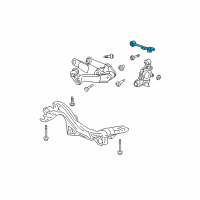 OEM 2007 Honda CR-V Arm, Rear (Upper) Diagram - 52390-SWA-A00