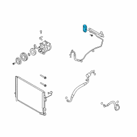 OEM Kia Expansion Valve Assembly Diagram - 976262J200