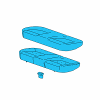 OEM 2014 Chevrolet Sonic Cushion Assembly Diagram - 95154440