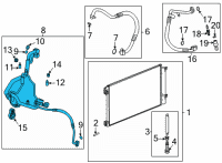 OEM 2022 Chevrolet Trailblazer Liquid Hose Diagram - 60004646