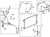 OEM Buick Evaporator Tube Valve Diagram - 39050348